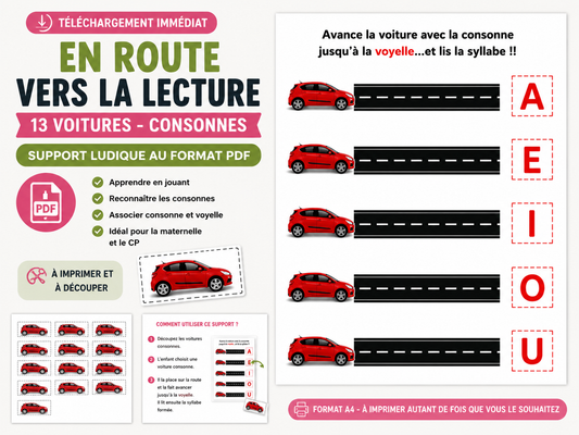 En route vers la lecture - Format PDF