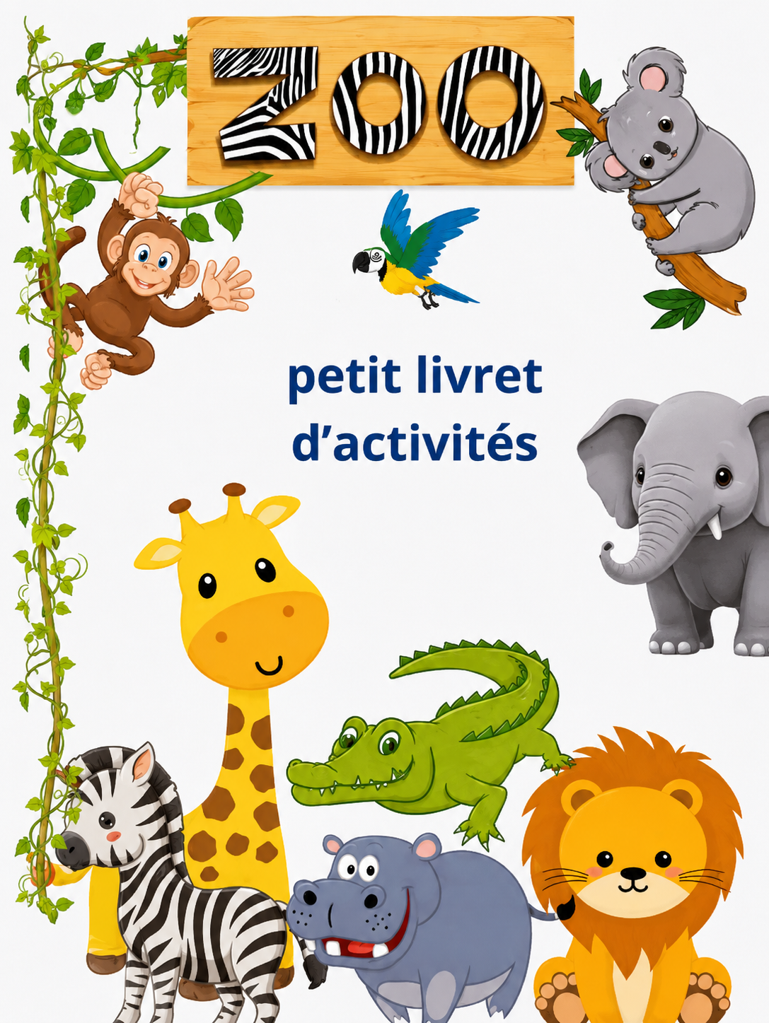 Mon livret zoo – J’observe, je joue, j’apprends !