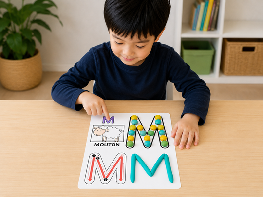 Mon livret alphabet : J’apprends l’alphabet en manipulant ( à scratcher et à tracer)