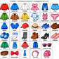 Pack PDF « Vêtements et chaussures » – 44 pictogrammes à imprimer | Compatible avec le petit tableau de communication parlant