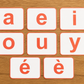 Cartes des sons - en minuscule script