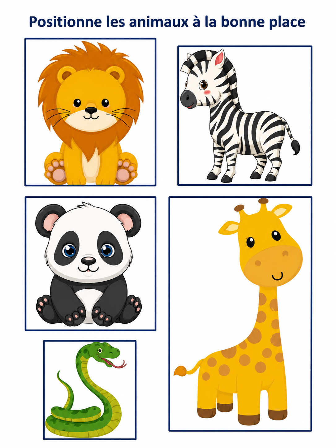 Mon livret zoo – J’observe, je joue, j’apprends !