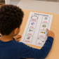 Les premières consignes – CP 📘 | Support A4 plastifié + 8 étiquettes à scratch 🖍️ Comprendre et manipuler les consignes de base dès l’entrée en CP