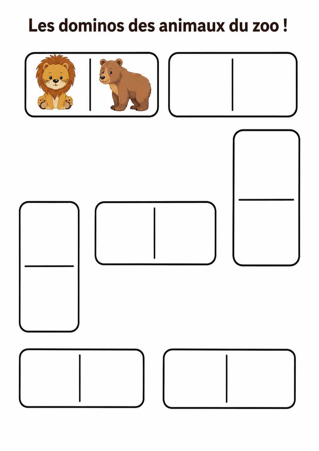 Mon livret zoo – J’observe, je joue, j’apprends !