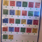 Étiquettes Alphabet A à Z – Lettres Colorées & Plastifiées (format 7x7 cm)