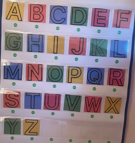 Pack Duo – Étiquettes Lettres & Nombres Plastifiées (56 pièces, format 7x7 cm) 📚 L’alphabet + les chiffres jusqu’à 30 pour apprendre en manipulant !