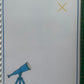 Page de livret de graphisme avec activité croix et étoiles, plastifiée et réutilisable, format A4.