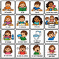 24 pictogrammes de l'école - PDF compatible avec le grand tableau de communication parlant YLOABOOK