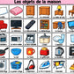 40 pictogrammes « Les objets de la maison » – PDF à imprimer | Compatible avec le grand tableau parlant YLOABOOK