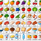 40 pictogrammes « Aliments et boissons » – PDF à imprimer | Compatible avec le grand tableau de communication parlant YLOABOOK