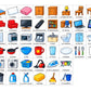 Pack PDF « Les objets de la maison » – 44 pictogrammes à imprimer | Compatible avec le petit tableau de communication parlant
