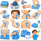 Je prends ma douche – Routine pas à pas en pictogrammes PDF pour petit tableau parlant