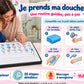 Présentation du support YLOABOOK : Je prends ma douche : routine en pictogrammes PDF